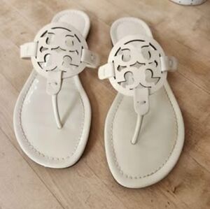 Tory Burch White Sandals
